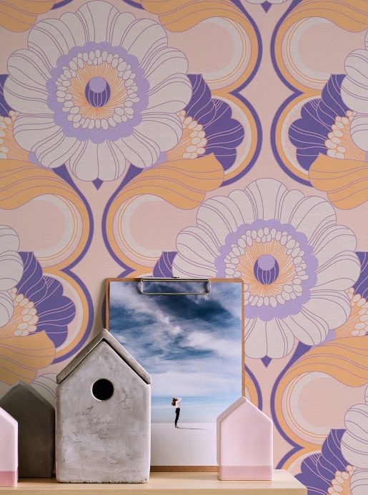 All Wallpaper Lolita blue lilac Room View