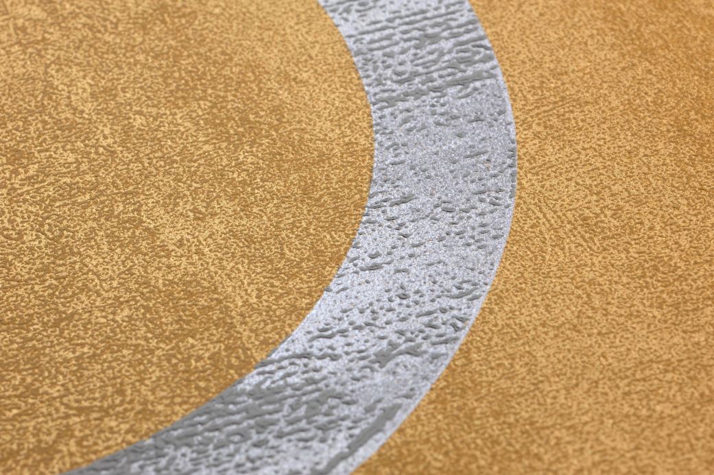 Geometric Wallpaper Wallpaper Florin matt gold Detail View
