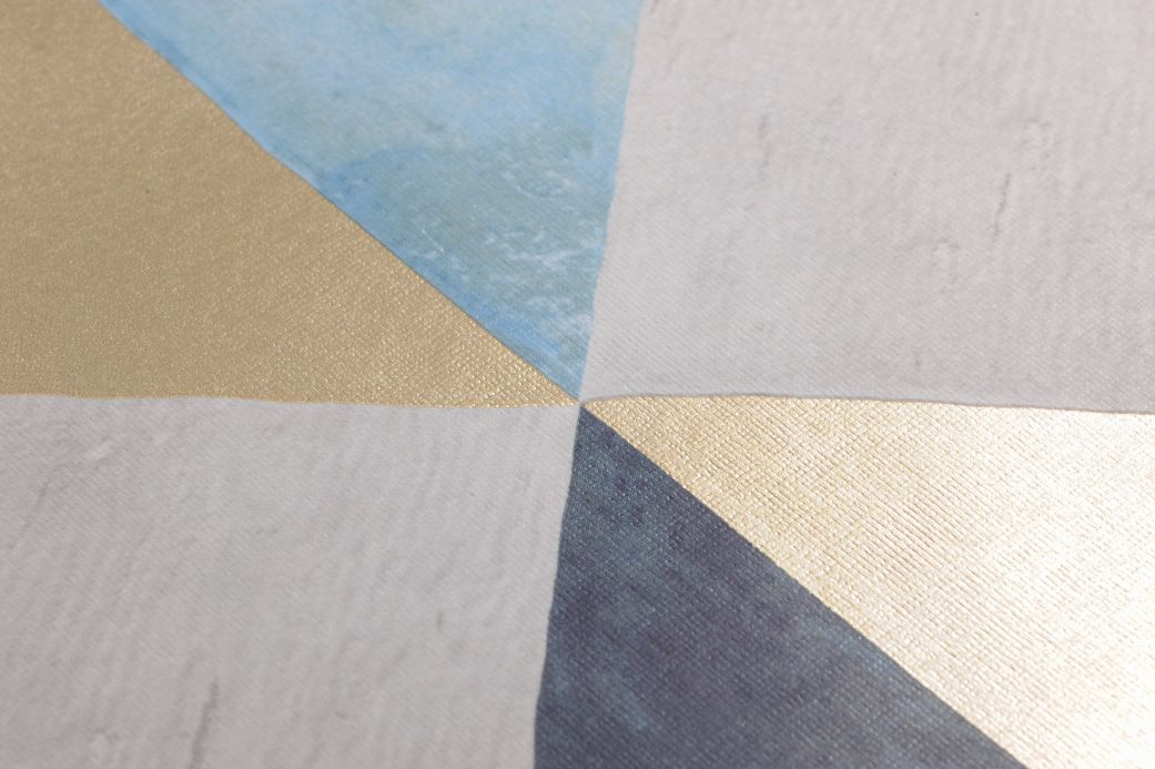 Geometric Wallpaper Wallpaper Jerom pastel turquoise Detail View
