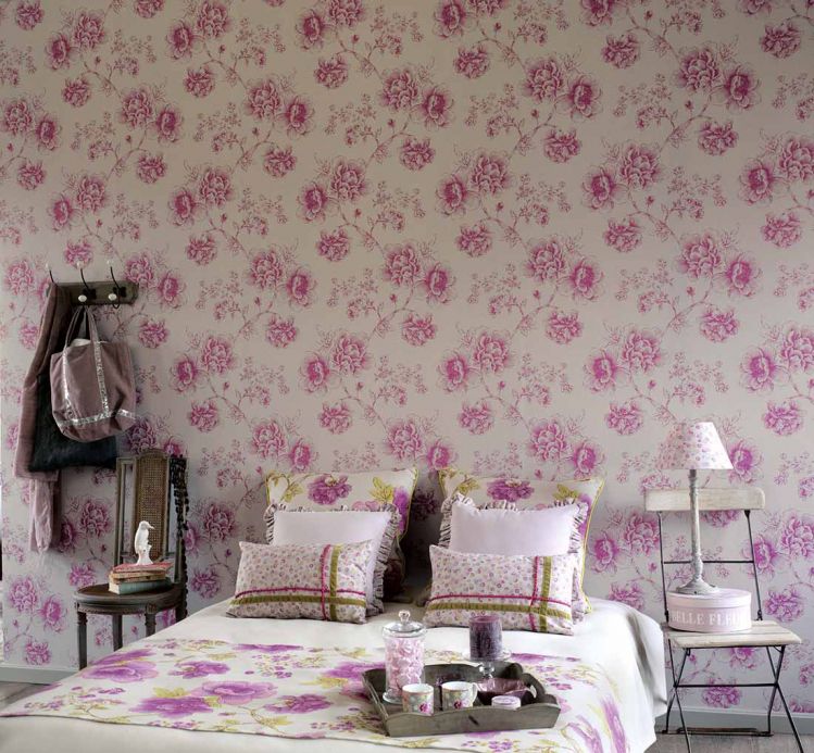Archiv Wallpaper Isimud heather violet Room View
