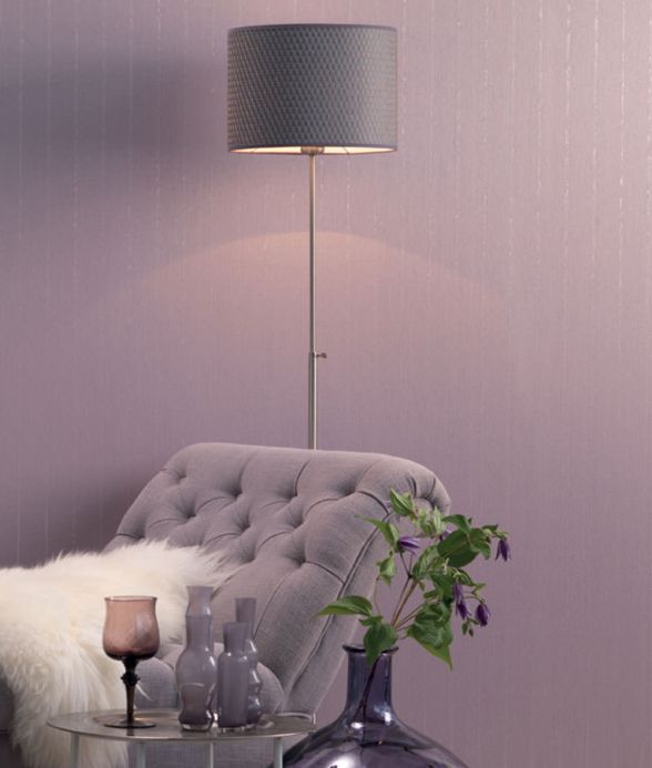 Archiv Wallpaper Viviane pastel violet Room View