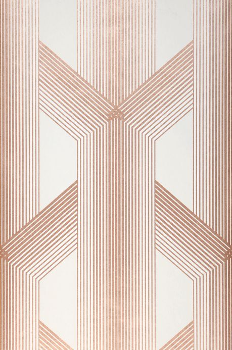Geometric Wallpaper Wallpaper Nama cream Roll Width
