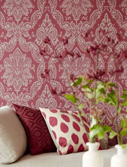 Archiv Wallpaper Heigold ruby red Room View