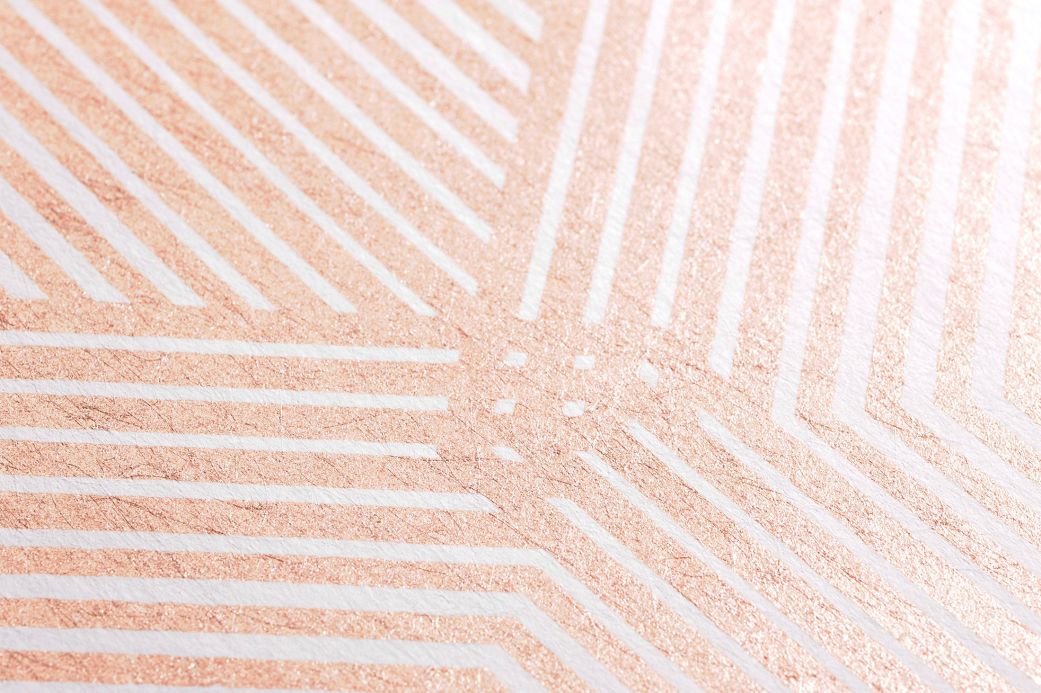 Geometric Wallpaper Wallpaper Nama cream white Detail View