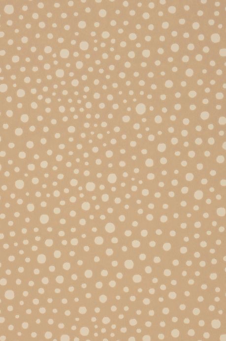 Majvillan Wallpaper Wallpaper Dots light brown beige A4 Detail