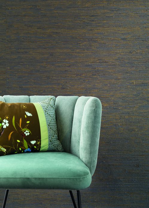 Luxury Wallpaper Wallpaper Grasscloth 11 gold Room View