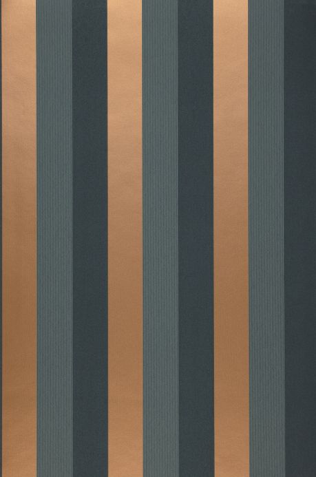 Striped Wallpaper Wallpaper Timbu bronze shimmer Roll Width