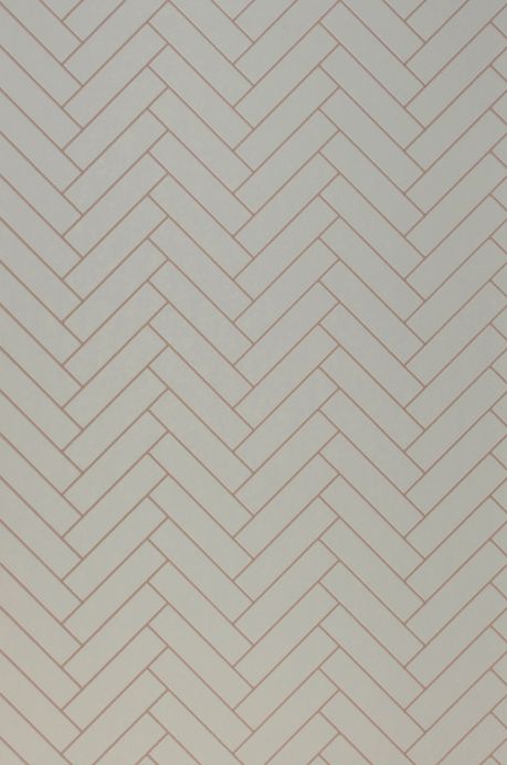 Wallpaper Scandi Herringbone light grey | Wallpaper from the 70s