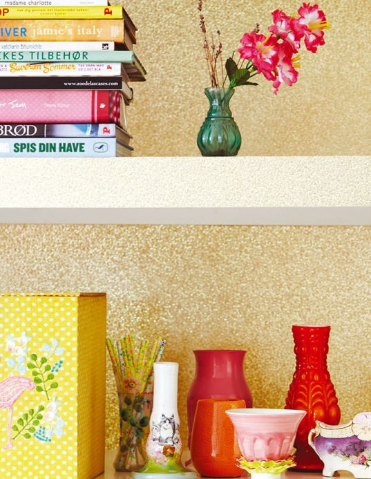 Wallpaper Wallpaper Lexa gold lustre Room View