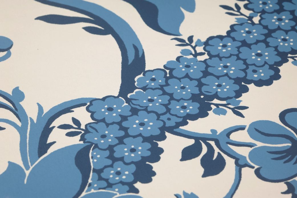 Paper-based Wallpaper Wallpaper Royal Artichoke azure blue Detail View