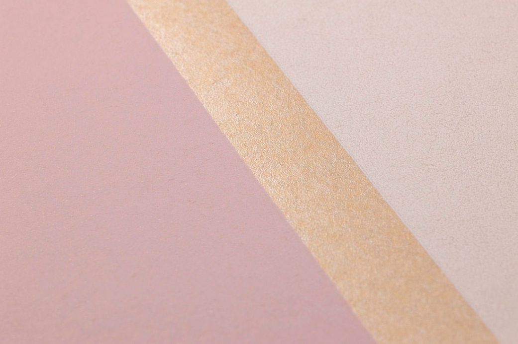 Striped Wallpaper Wallpaper Tyra light pink Detail View