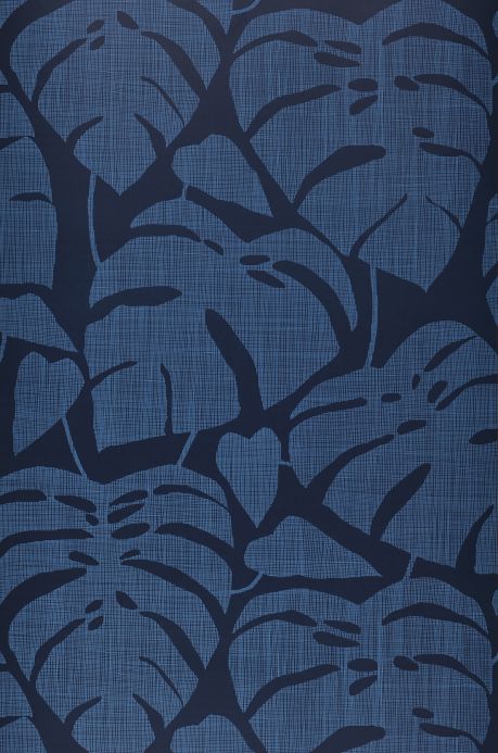 Papel de parede botânico Papel de parede Guatemala azul pastel Largura do rolo