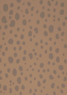 Animal Dots Hellbraunbeige Muster