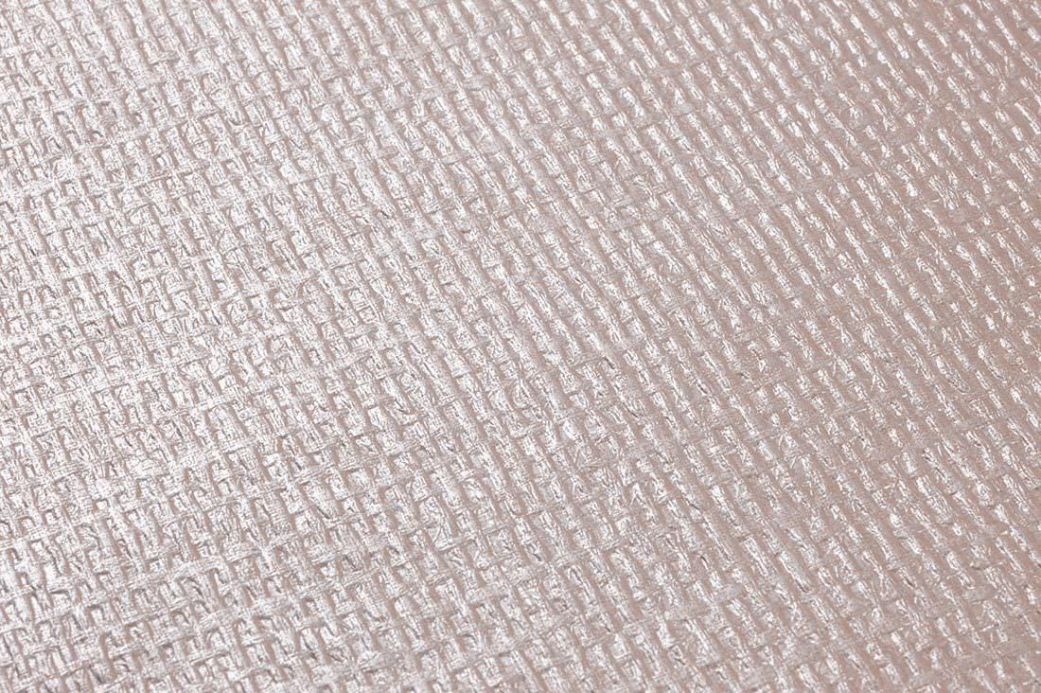 Metallic Wallpaper Wallpaper Kronos white aluminium Detail View