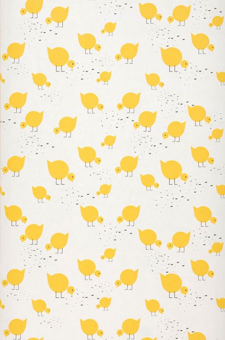 Animal Wallpaper Wallpaper Pitta yellow Roll Width