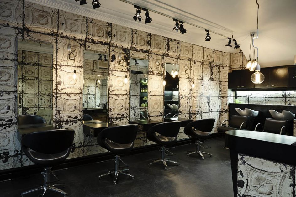 Wallpaper 3D 3D European and American Industrial Style Beauty Salon  Restoration Old Fashion Style Hair Salon Wallpaper Mural Barber Shop  Background Wall Paper-300Cmx210Cm - Amazon.com