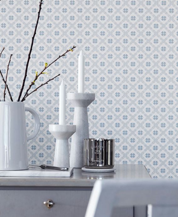 Scandinavian Wallpaper Wallpaper Arwen cream Room View