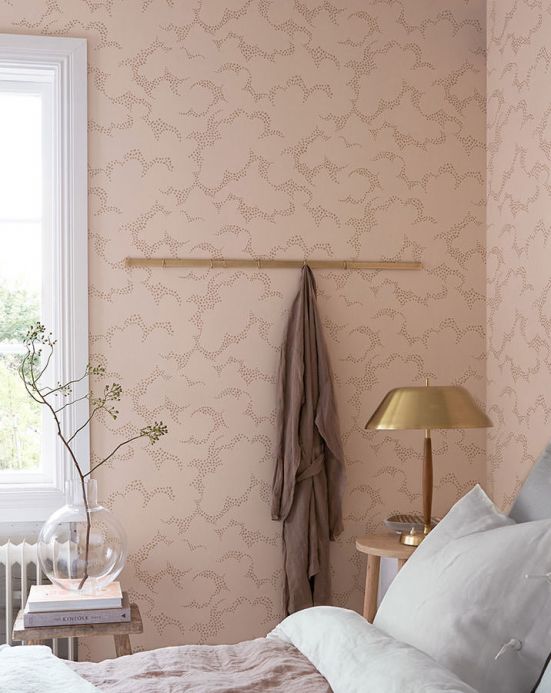 Wallpaper Wallpaper Reina pale pink Room View