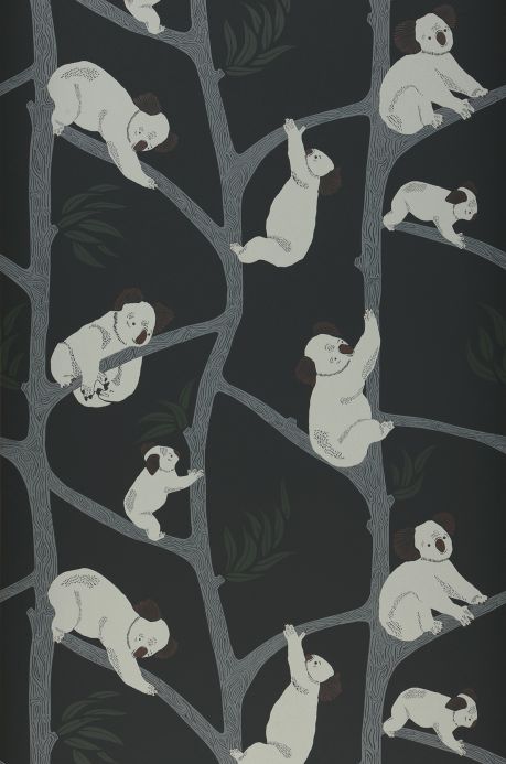 Ferm Living Wallpaper Wallpaper Koala dark grey Roll Width