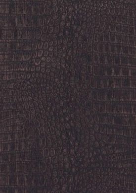 Alligator Schwarzbraun Muster