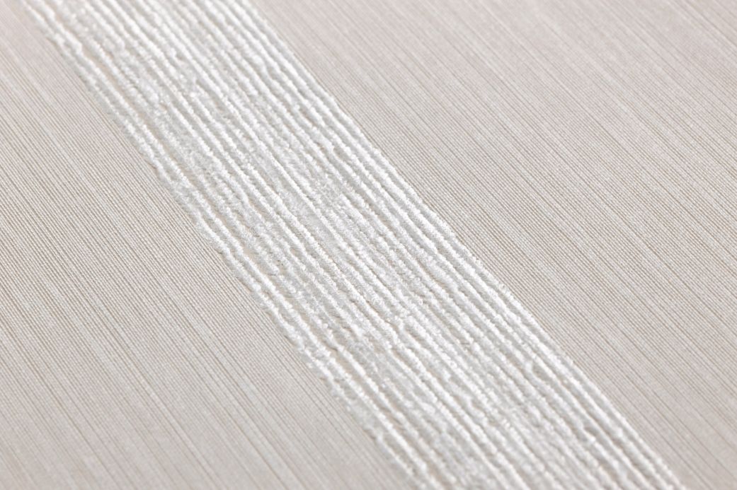 Striped Wallpaper Wallpaper Severus cream Detail View