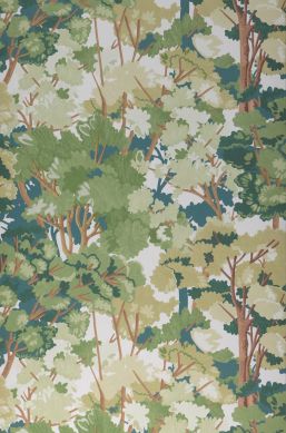 Wallpaper Hardwood Forest shades of green Bahnbreite