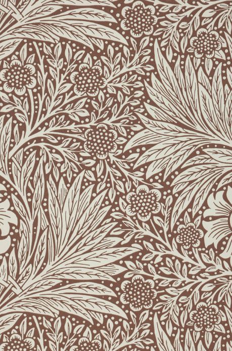 Archiv Wallpaper Ramage fawn brown A4 Detail