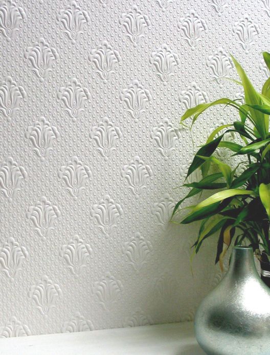 Paper-based Wallpaper Wallpaper Albert white Room View