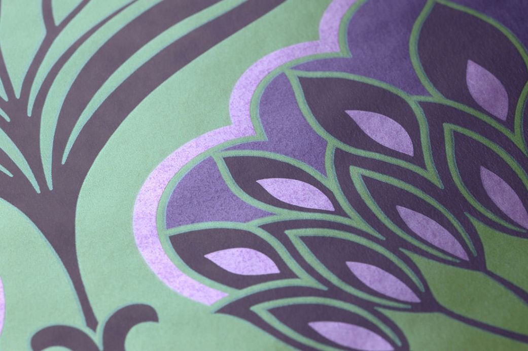 Archiv Wallpaper Perdula dark violet Detail View