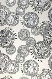 Wallpaper Medusa silver
