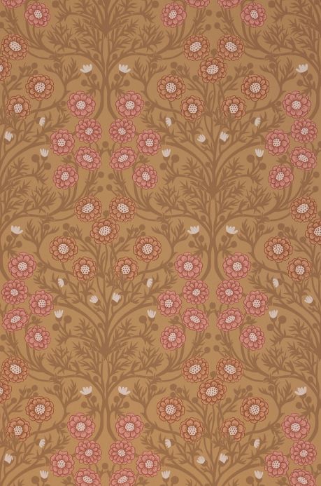 Pink Wallpaper Wallpaper Pelage brown beige Roll Width