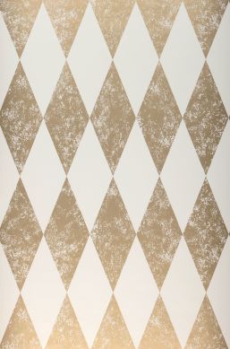 Wallpaper Diamond cream white Bahnbreite