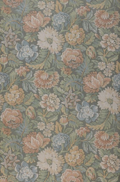 Floral Wallpaper Wallpaper Isola shades of green Roll Width
