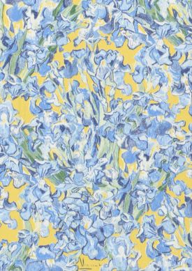 VanGogh Irisis Brillantblau Muster