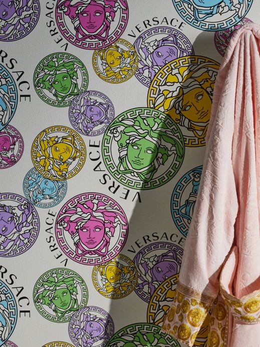 Funky Wallpaper Wallpaper Medusa multi-coloured Room View