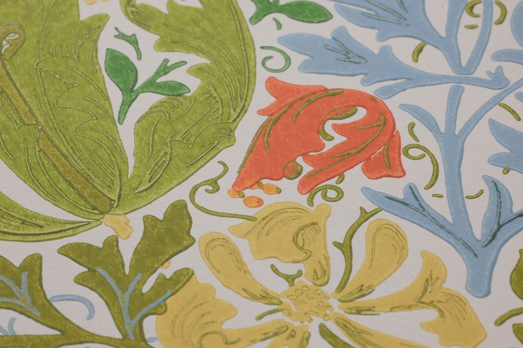 William Morris Wallpaper Wallpaper Compton shades of green Detail View