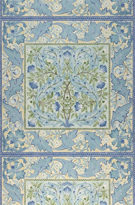 Classic Wallpaper Wallpaper Jella shades of blue Roll Width