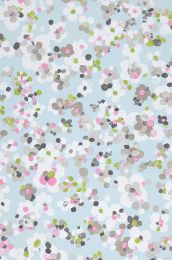 Wallpaper Cherry Blossoms pale turquoise