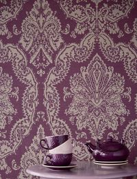 Papel de parede Heigold violeta escuro