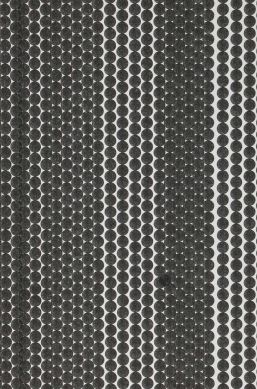 Dots and Stripes black grey Sample