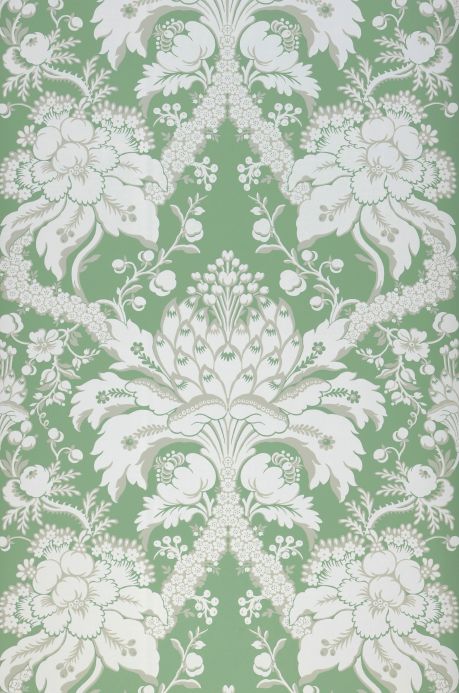 Paper-based Wallpaper Wallpaper Royal Artichoke reseda-green Roll Width