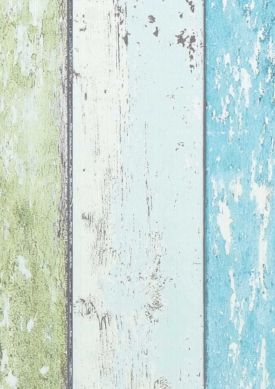 Old Planks pastel turquoise Sample