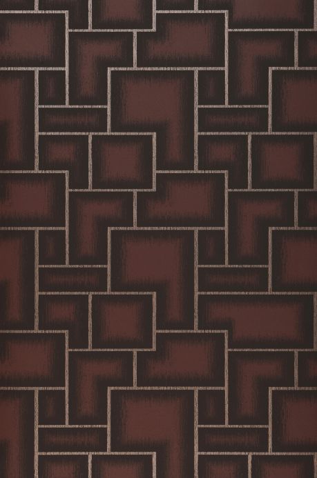 Geometric Wallpaper Wallpaper Adornado brown Roll Width