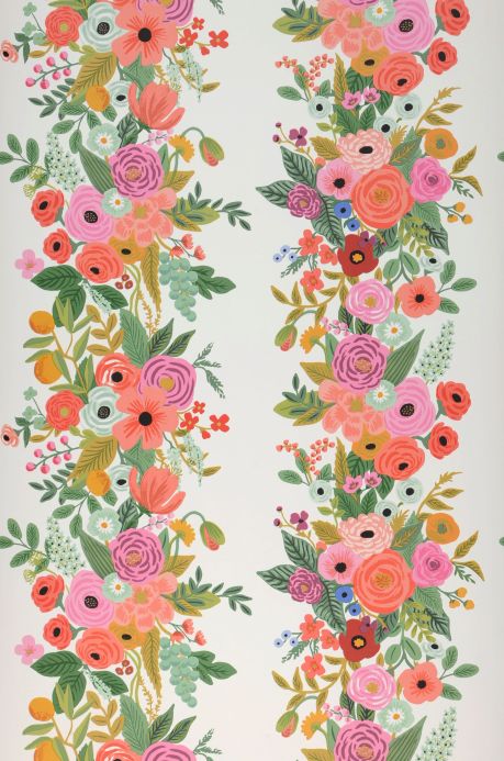 Paper-based Wallpaper Wallpaper Trellis Garden shades of pink Roll Width