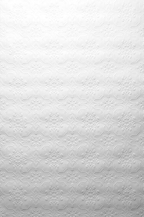 Papier peint de Anaglypta Papier peint Berkeley blanc Largeur de lé