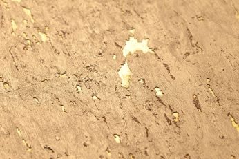 Papel de parede Cork on Roll 04 amarelo dourado