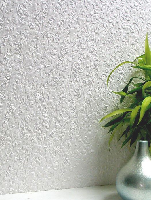 Paper-based Wallpaper Wallpaper Wilton white Room View
