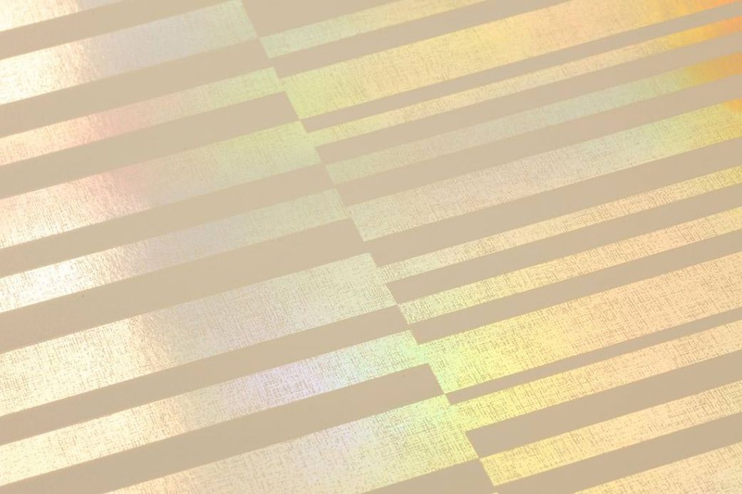 Striped Wallpaper Wallpaper Mandarava gold lustre Detail View