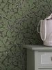 Papel de parede Finnja castanho azeitona