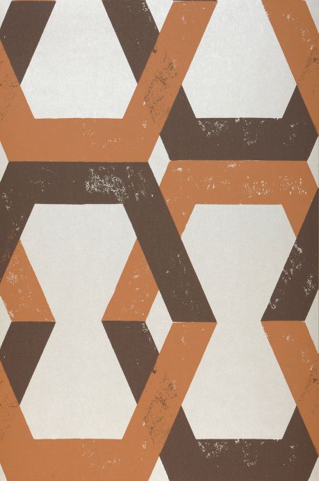 Vintage Wallpaper Wallpaper Banga chocolate brown Roll Width